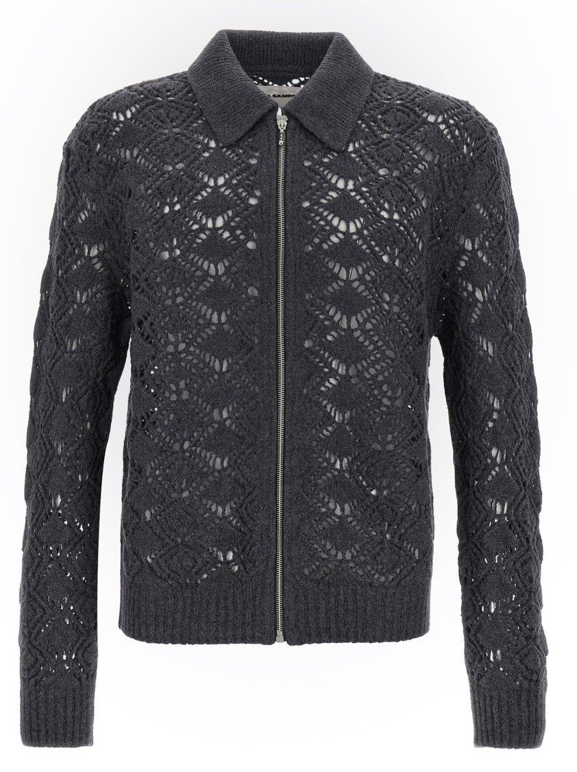 Jil Sander Openwork Wool Cardigan