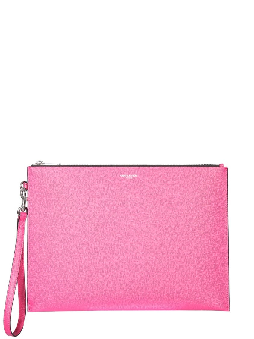 Saint Laurent Rectangular Pink Tablet Holder