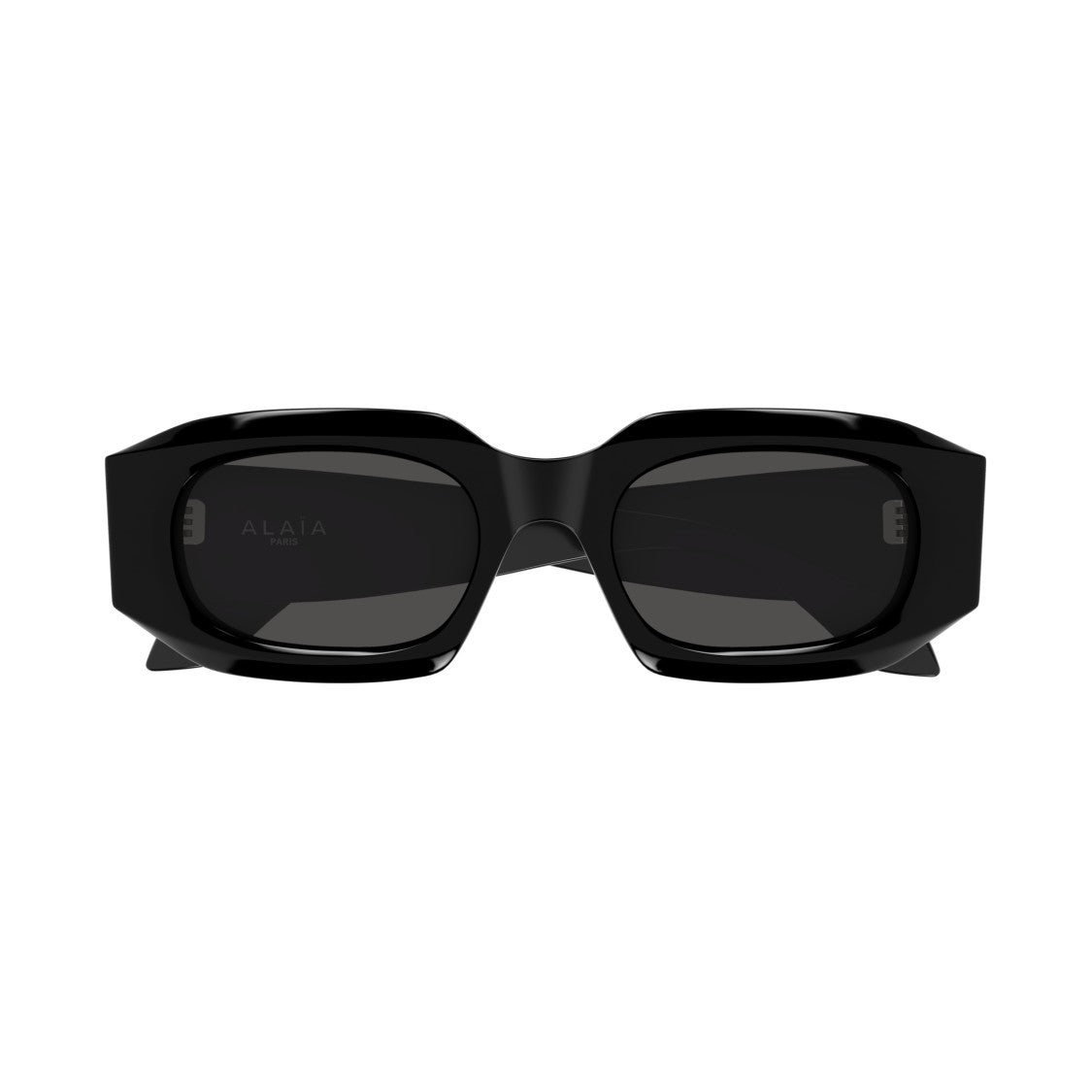 Azzedine Alaïa Aa0086s Bold Rectangular Sunglasses With Wide Temples