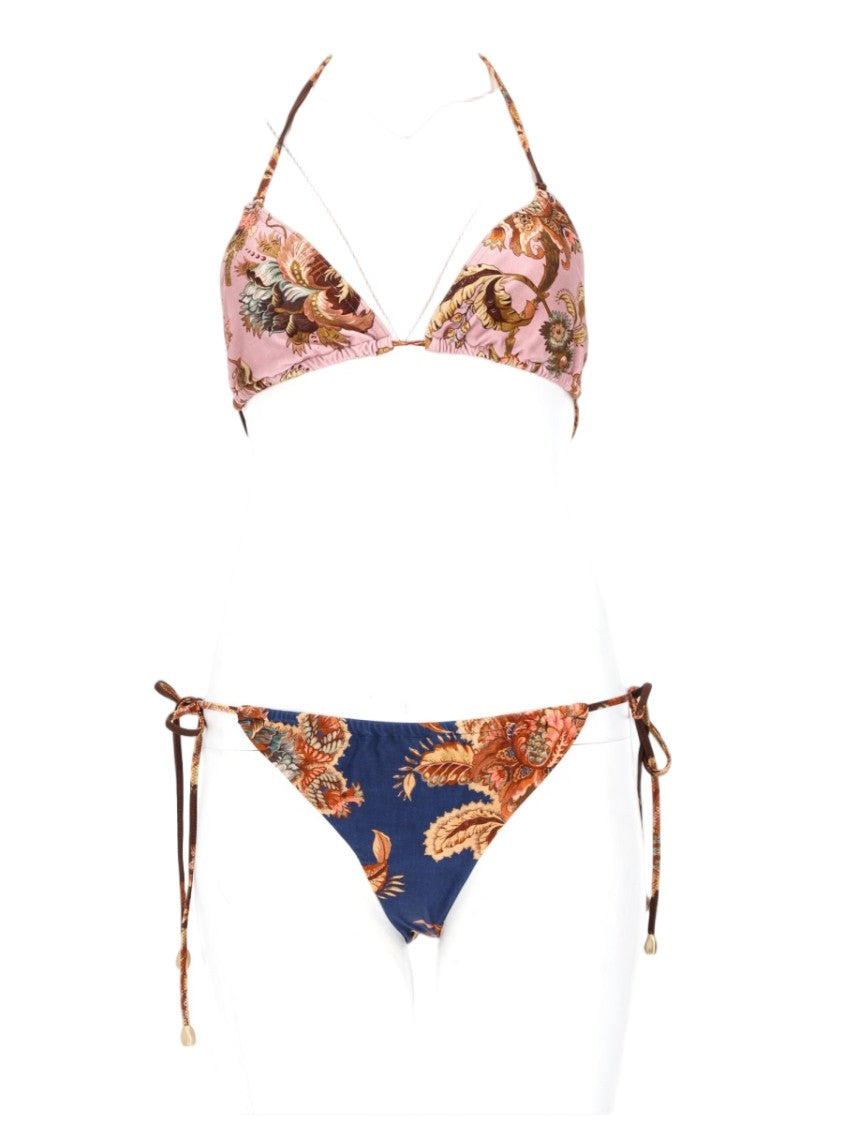 Zimmermann Aster Floral Triangle Bikini