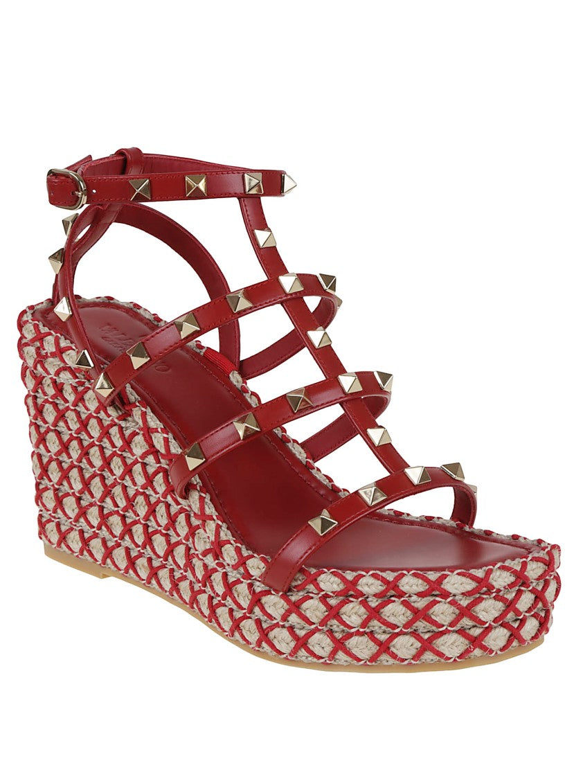 Valentino Garavani Wedge With Calfskin Straps