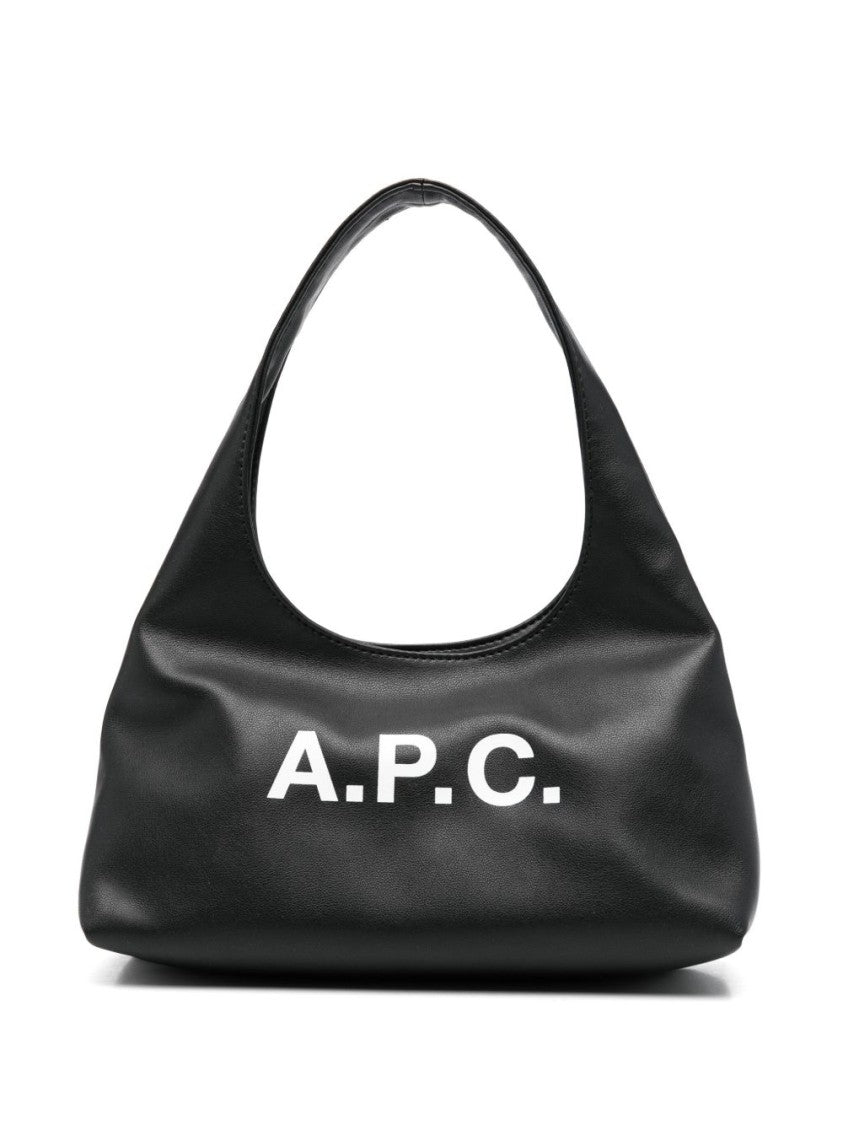 A.P.C. Black Shoulder Bag With Magnetic Fastening