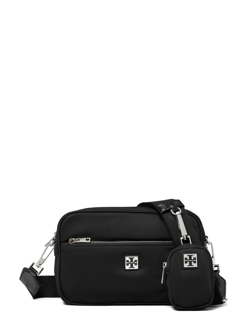Tory Burch Virginia Shoulder Bag Black Polyamide Shoulder Bag