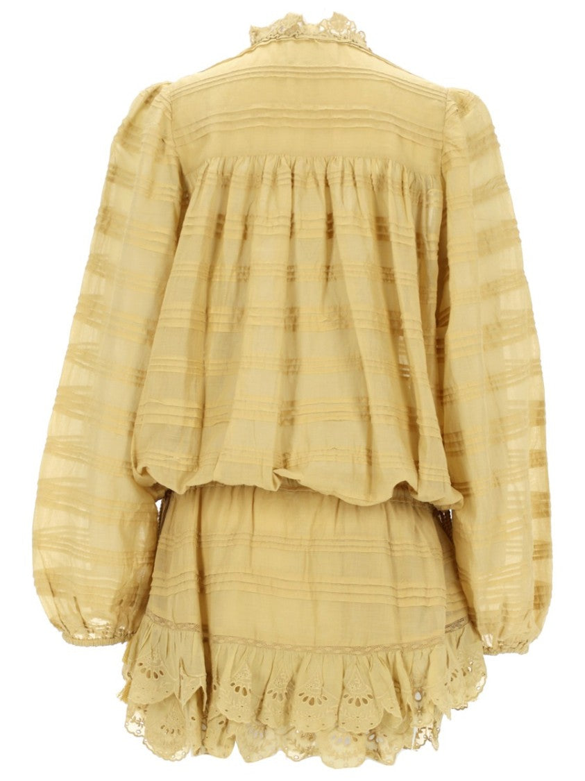 Isabel Marant Étoile Preya Eyelet Lace Cotton Mini Dress
