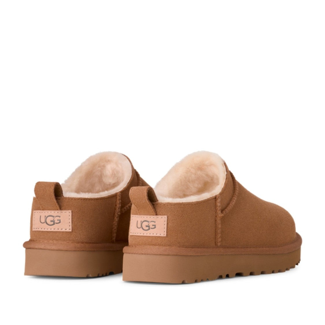 Ugg Classic Micro Brown Smooth Plush-Lined Suede Boots