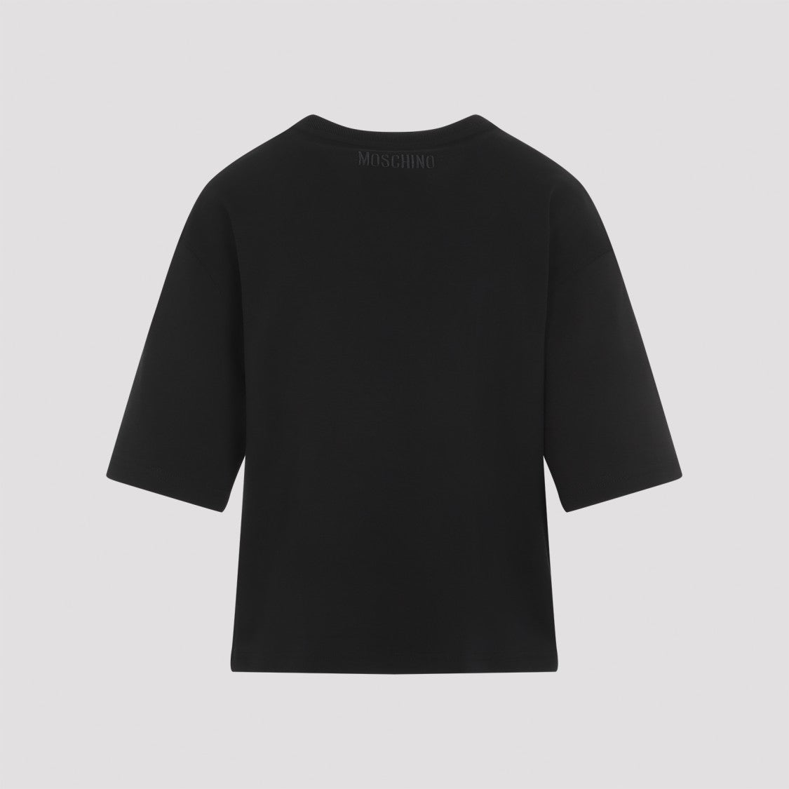 Moschino Black Cotton T-Shirt