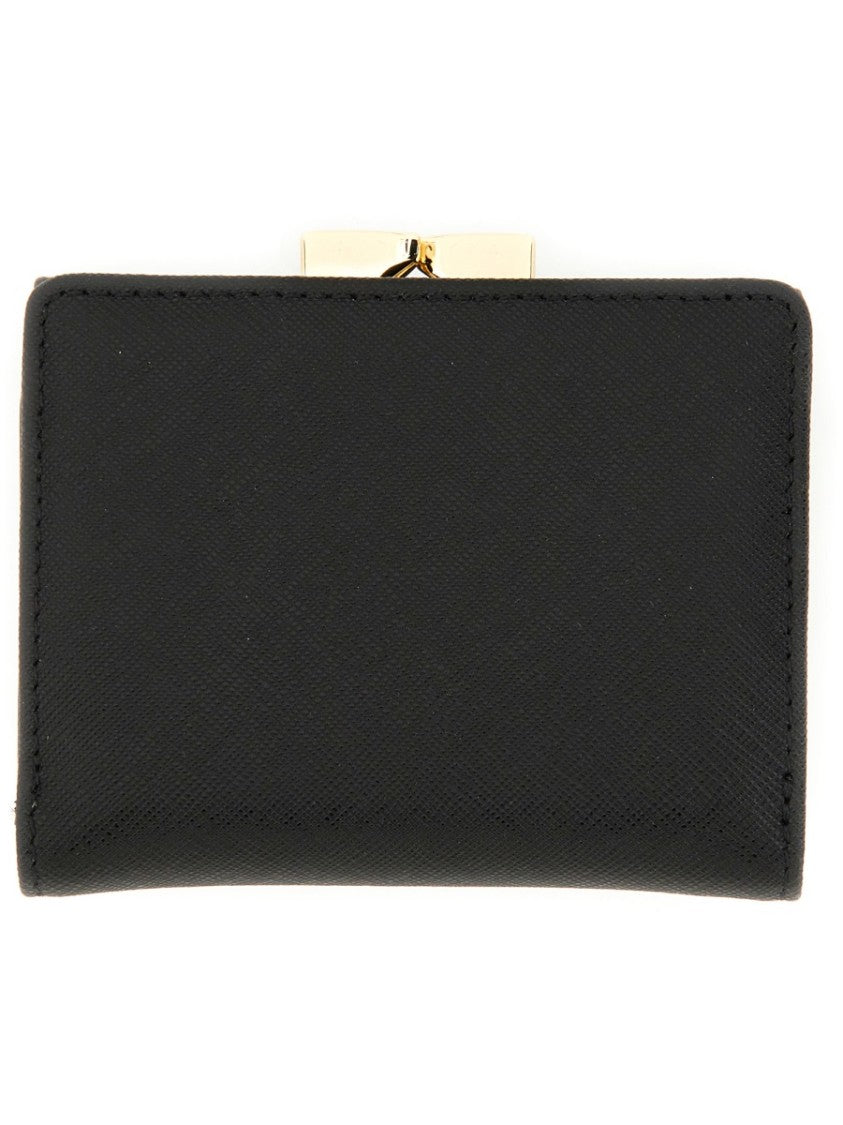 Vivienne Westwood Orb Textured Cow Leather Wallet
