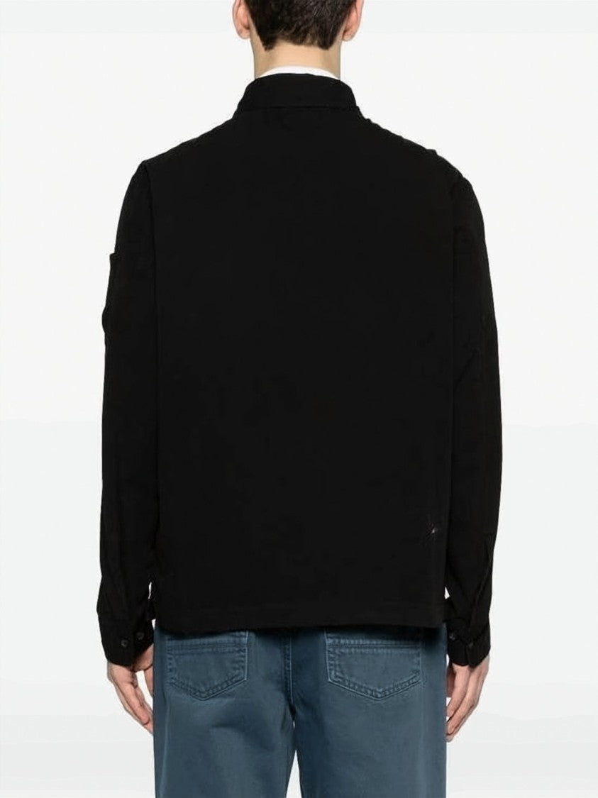 C.P. Company Organic Gabardine Zip Lens Overshirt