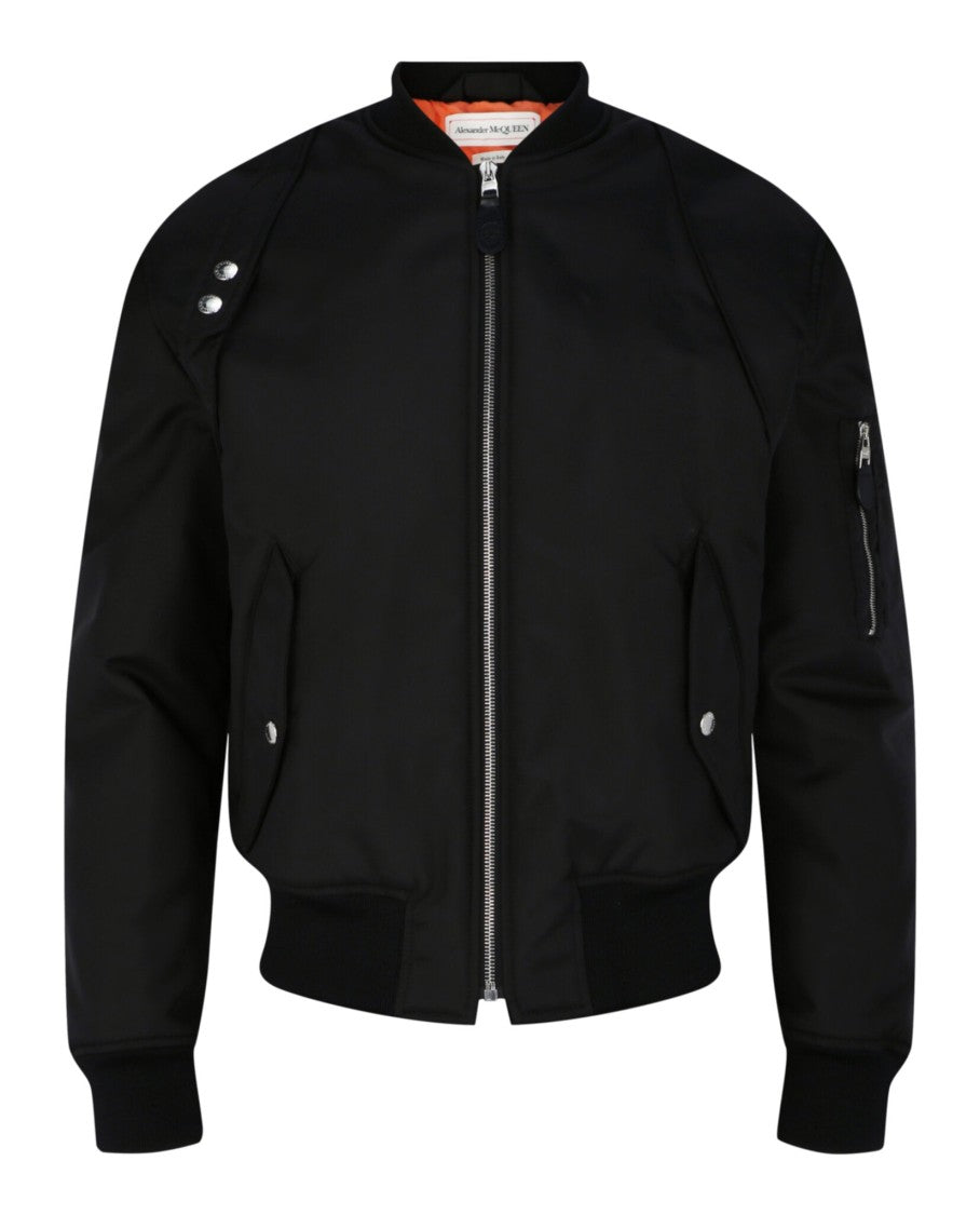 Alexander Mcqueen Harness Ma-1 Bomber Jacket