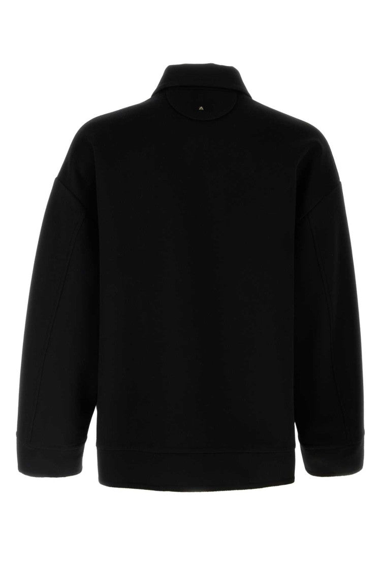 Valentino Garavani Black Wool Blend Oversize Jacket