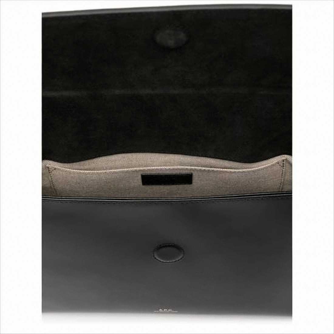 A.P.C. Structured Shoulder Bag With Flap Closure