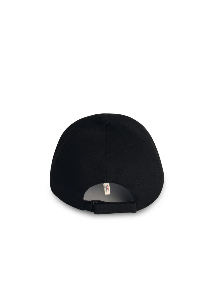 Moncler Grenoble Black Cotton Cap