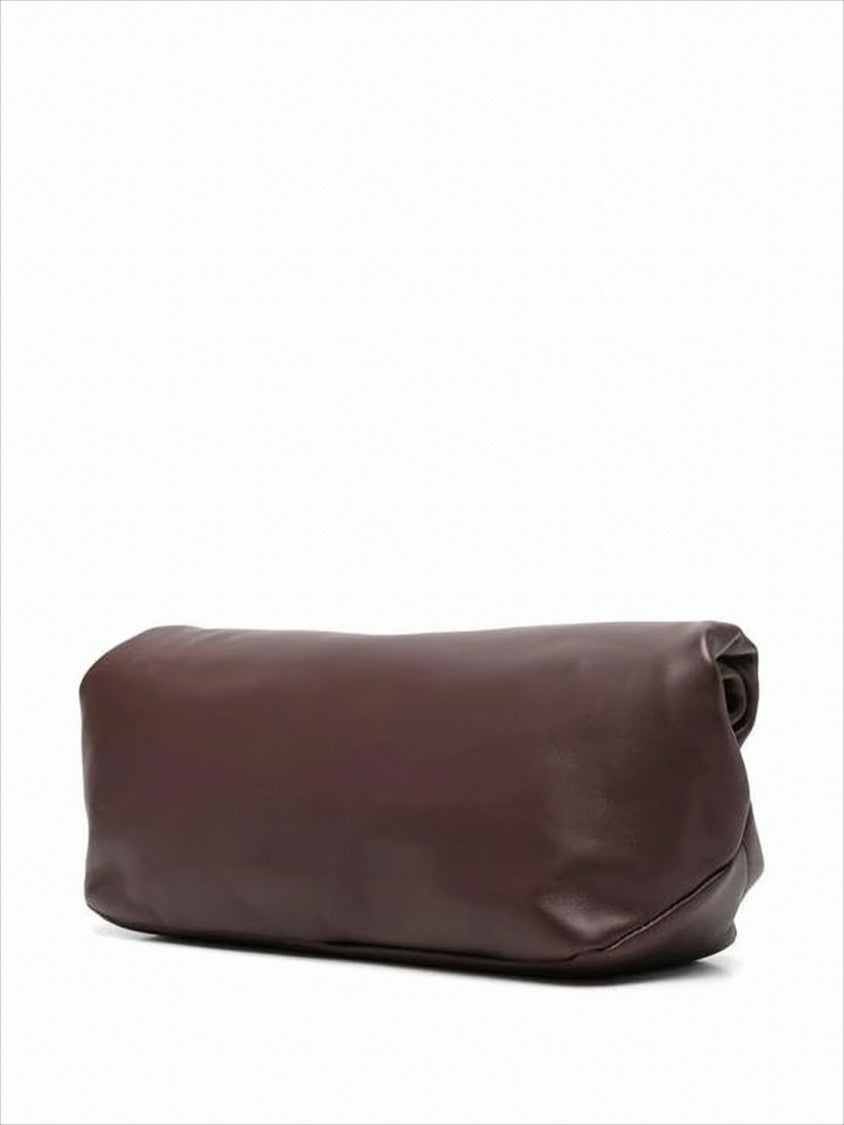 Jil Sander Elongated Crossbody Bag With Fold-Over Top Closure