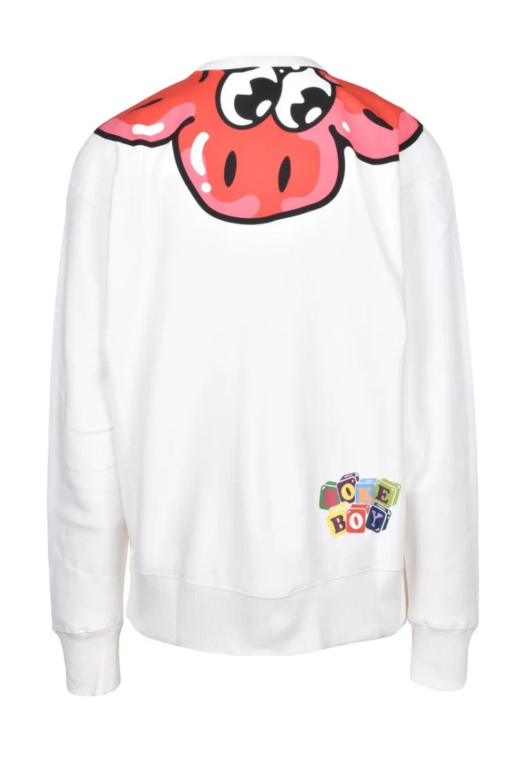 Kenzo Cotton Sweatshirt - White