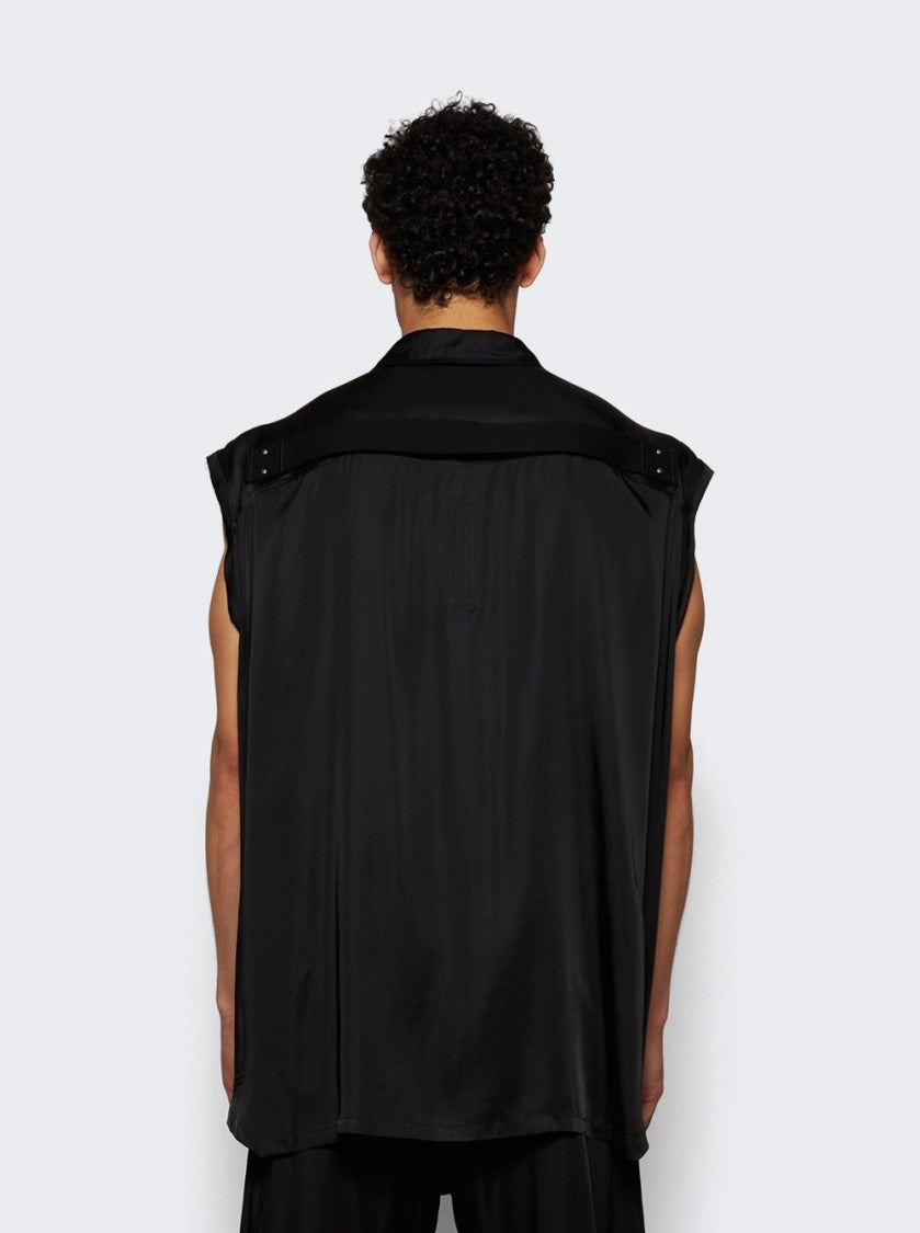 Rick Owens Jumbo Sleeveless Shirt Black