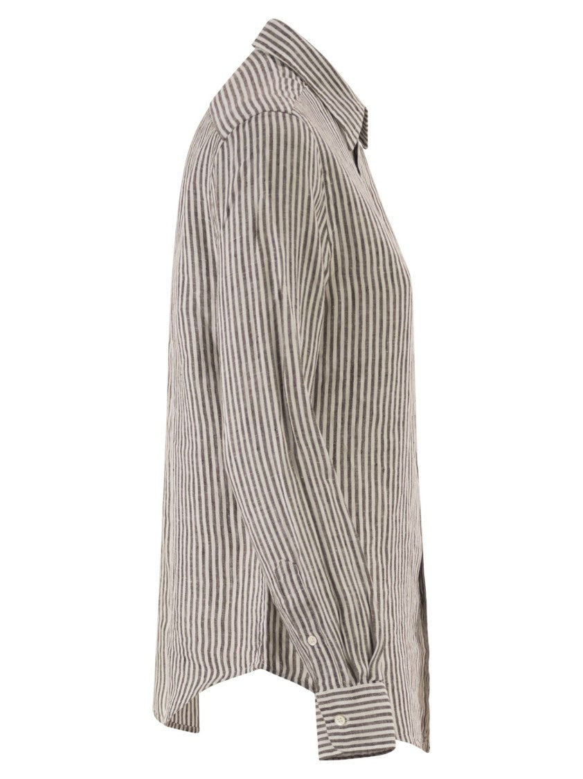 Polo Ralph Lauren Classic-Fit Striped Linen Shirt