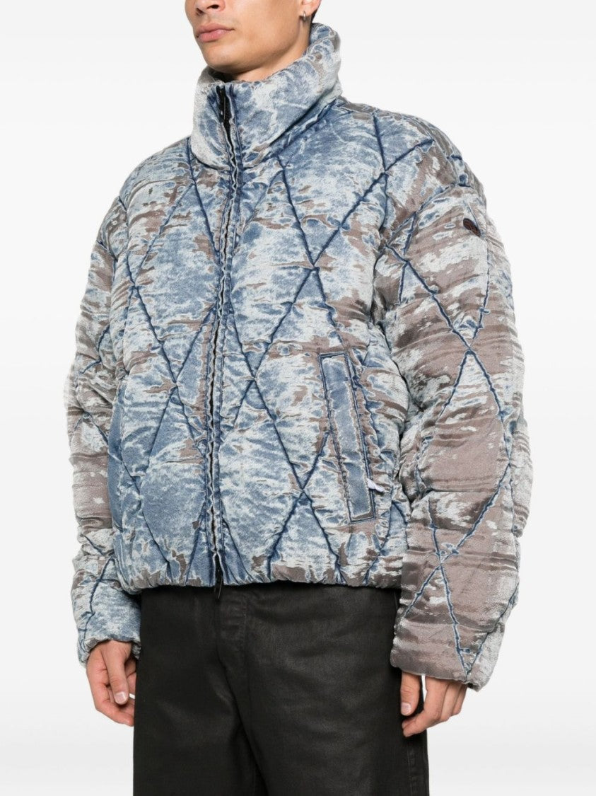 Diesel Multicolour Quilted Jacket