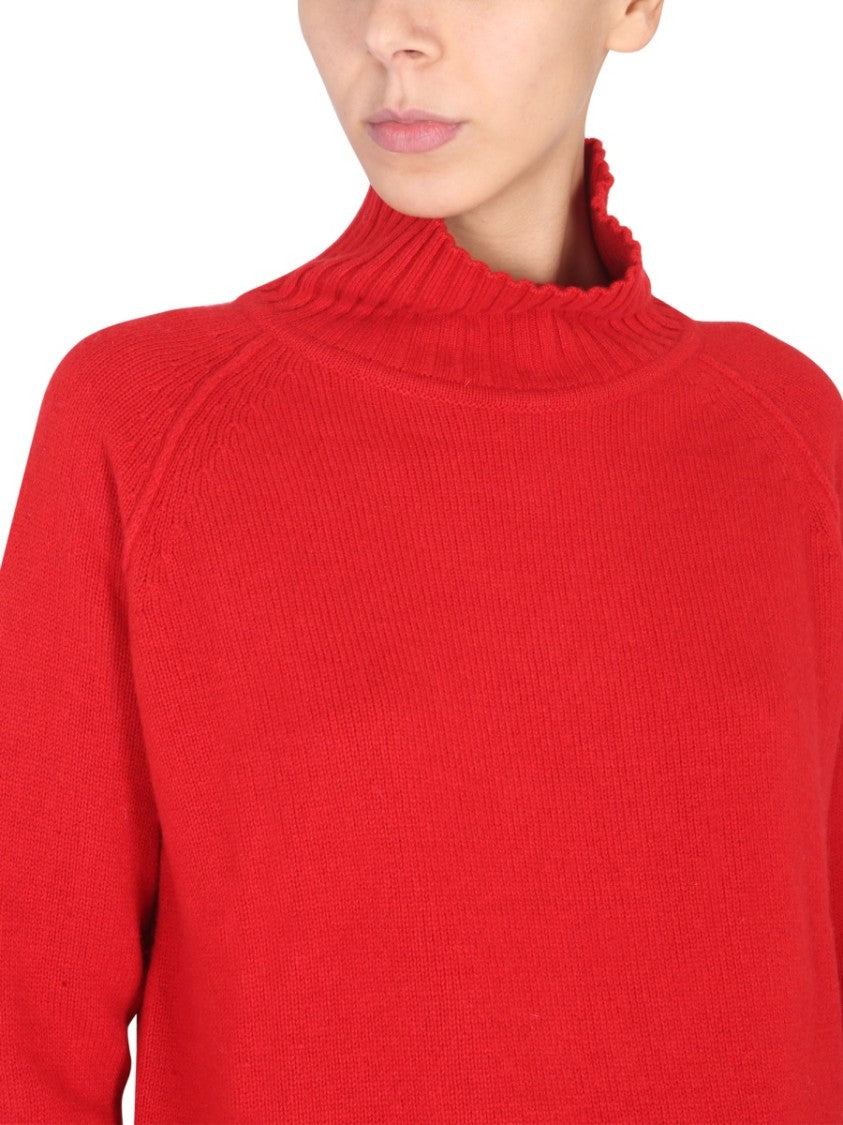 Stefano Mortari Ribbed High Neck Turtleneck Shirt