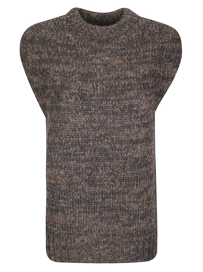 Thibault Van Der Straete Mix Color Sleeveless Sweater