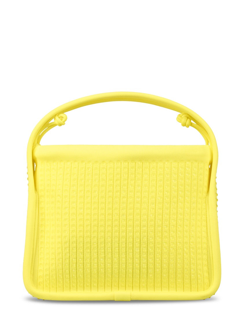 Alexander Wang Textured Ribbed Small Bag With Unique Handle