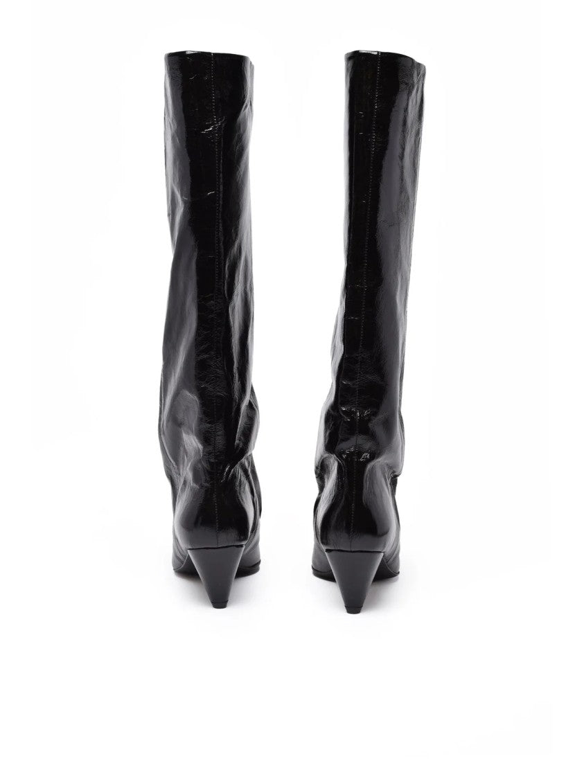 Alchimia Black Patent Leather Boots