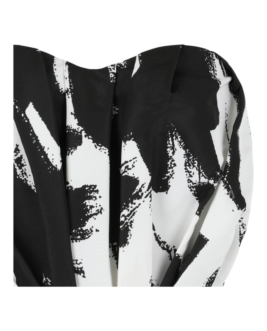 Alexander Mcqueen Graffiti Bustier Top