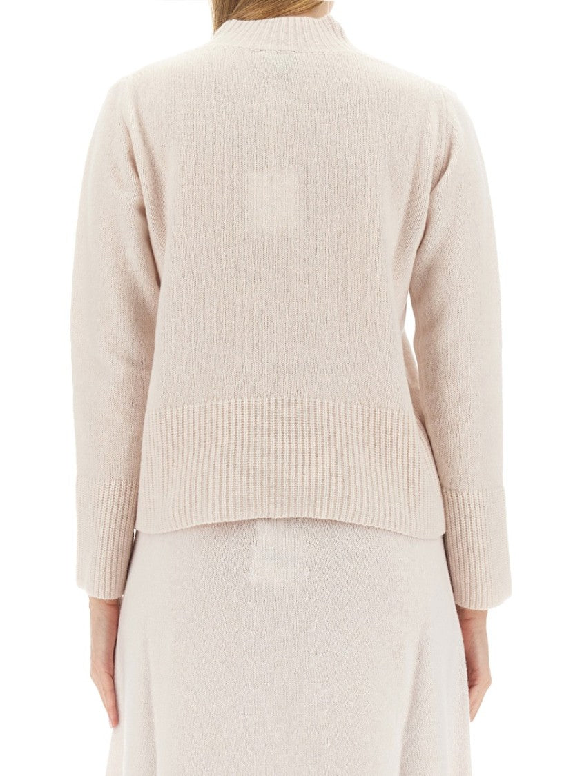 Alysi High Neck Wool Jersey