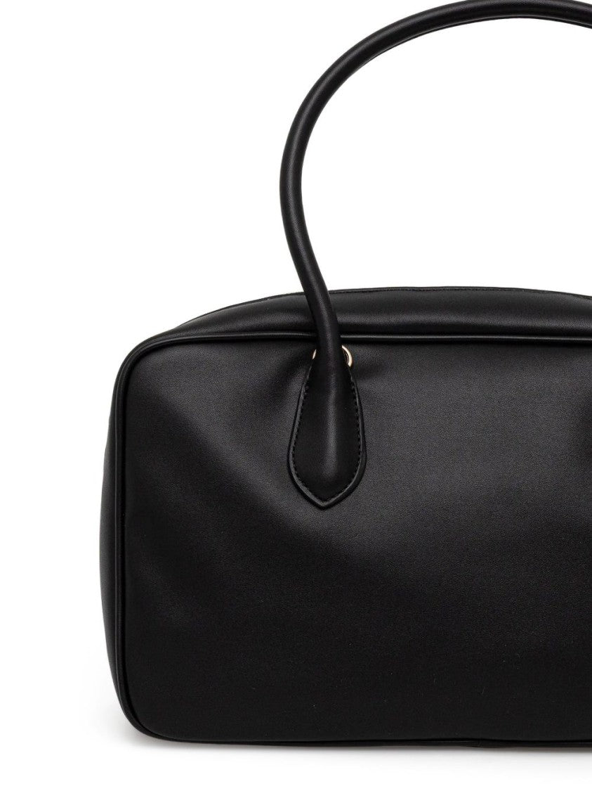 Twin-Set Structured Black Bag With Minimalist Design