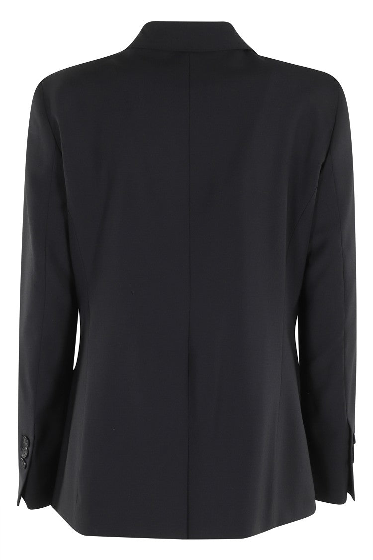 Seventy Black Cool Wool Fabric Suit