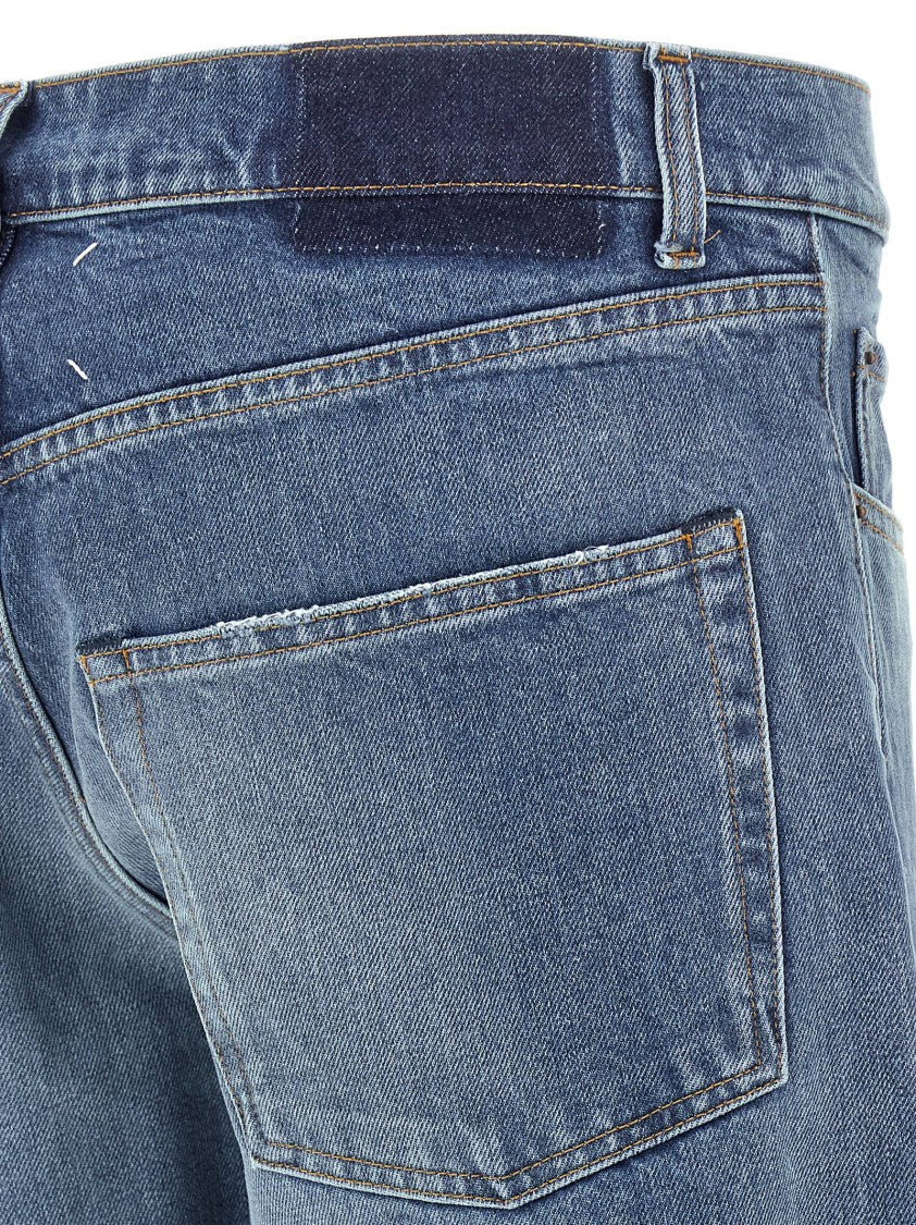 Maison Margiela Discolored Cotton Denim Jeans