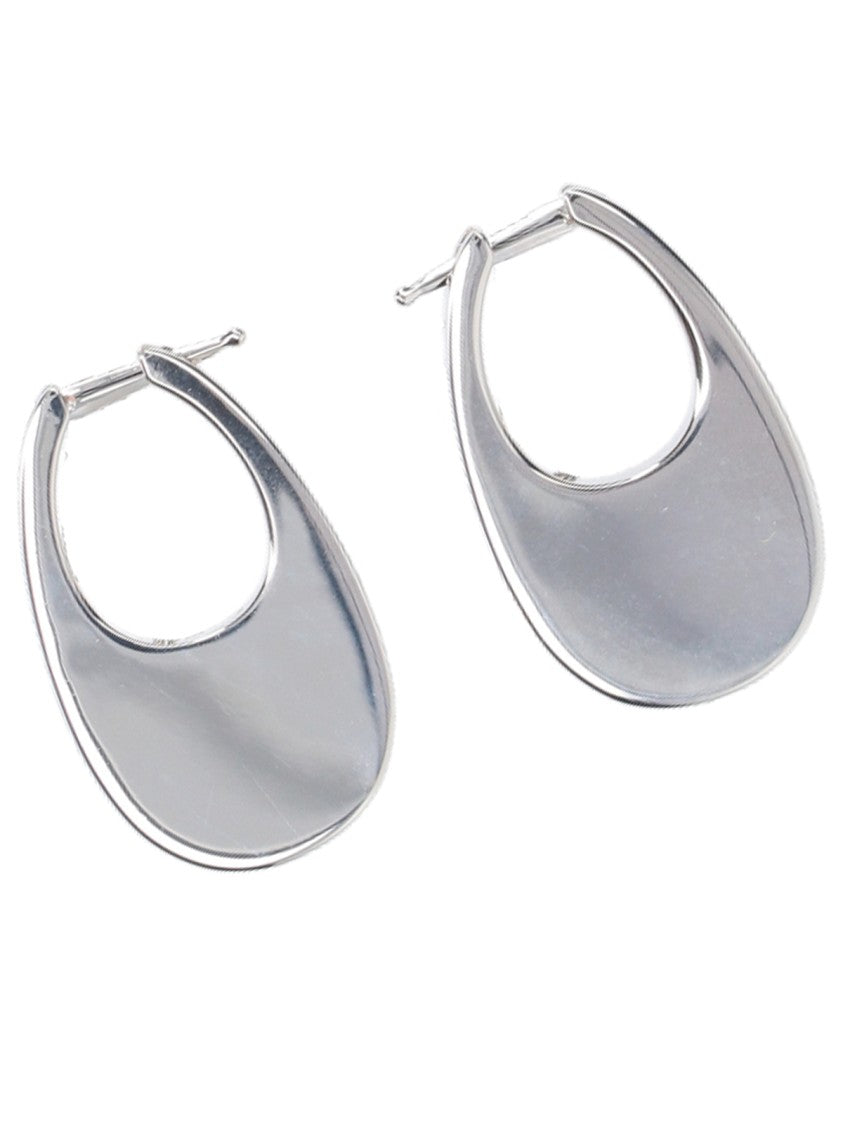 Coperni "Swipe" Medium Earrings – Silver
