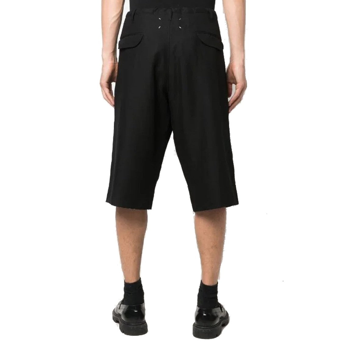 Maison Margiela Blend Linen Bermuda Shorts
