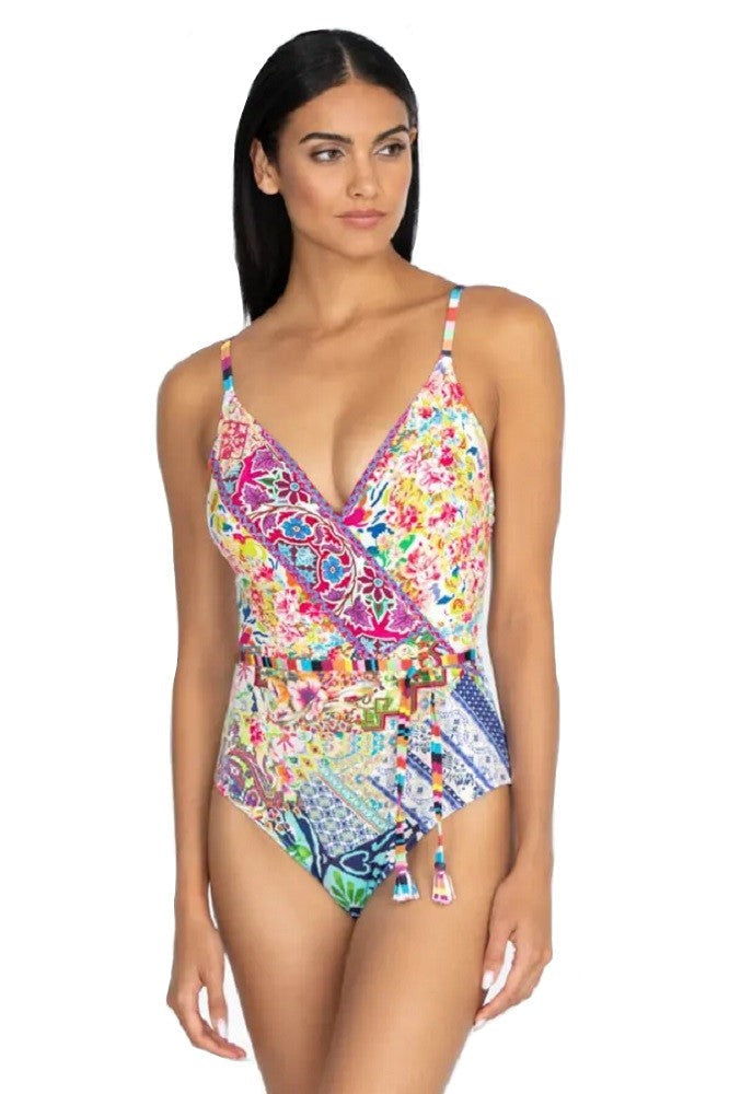 Johnny Was Locita Wrap One Piece (Multicolor) - Csw5122-N