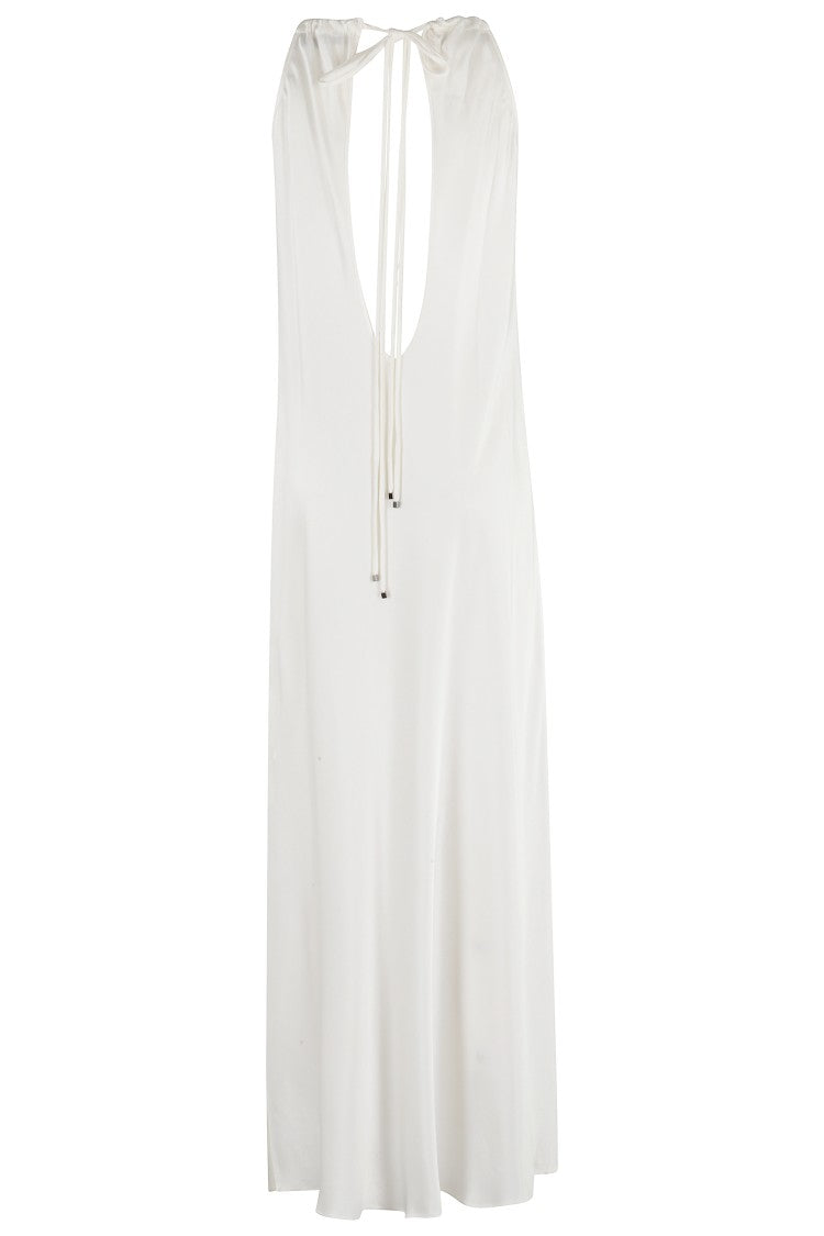 Antonelli Halter Neck Maxi Dress