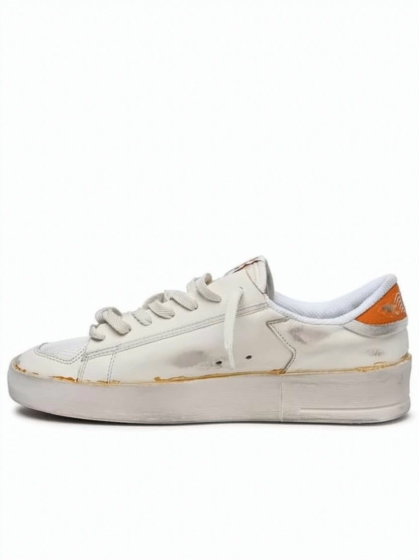 Golden Goose Low-Top Sneakers With Vintage Aesthetic