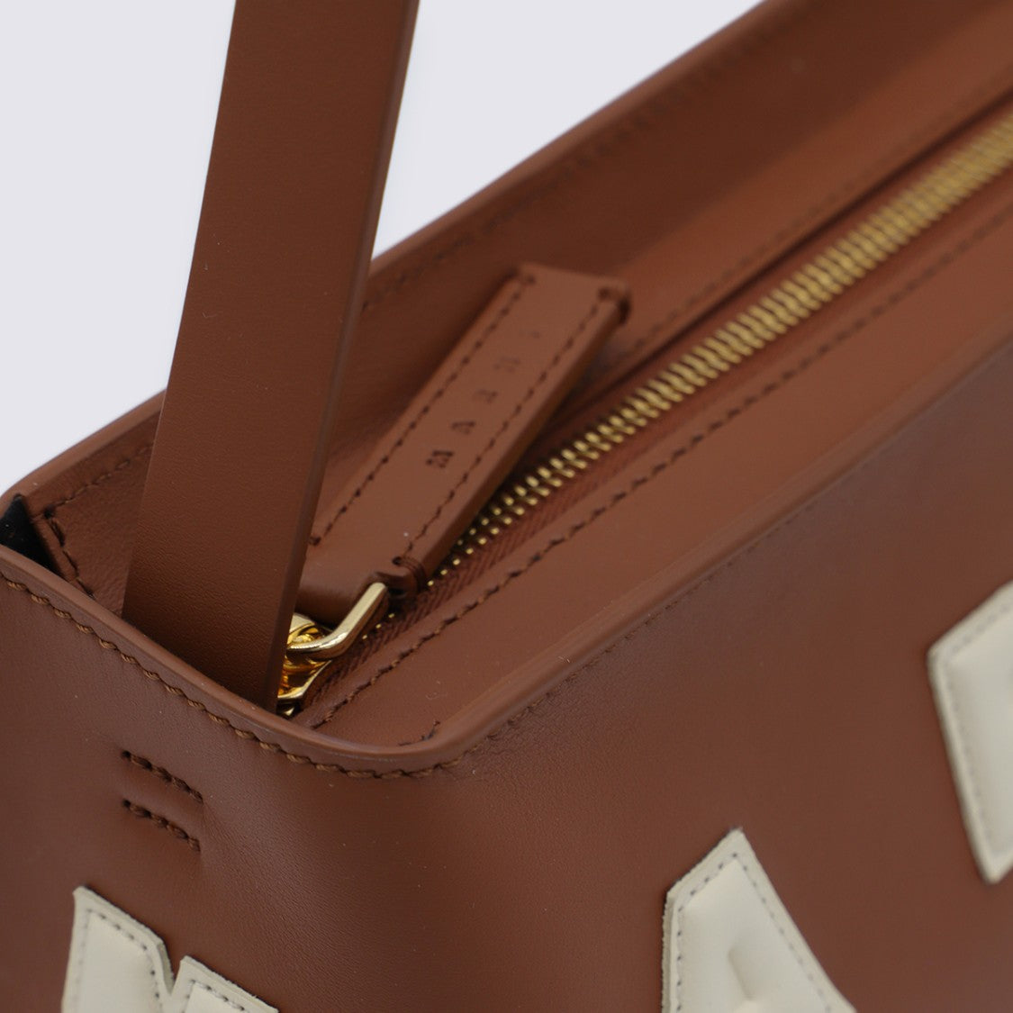 Marni Rectangular Shoulder Bag With Bold Lettering