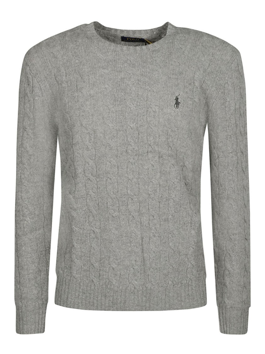 Polo Ralph Lauren Cable Knit Wool-Cashmere Crewneck Sweater