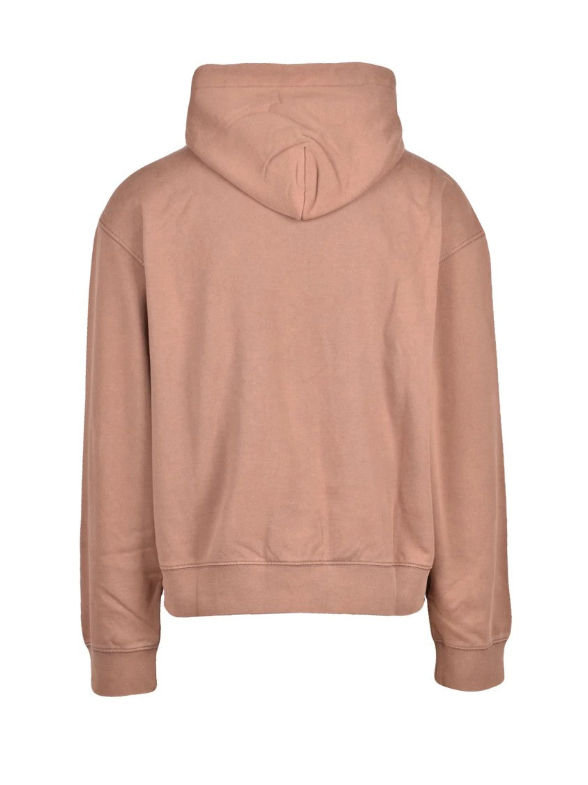 Sky High Farm Taupe Crescent Moon Graphic Cotton Hoodie