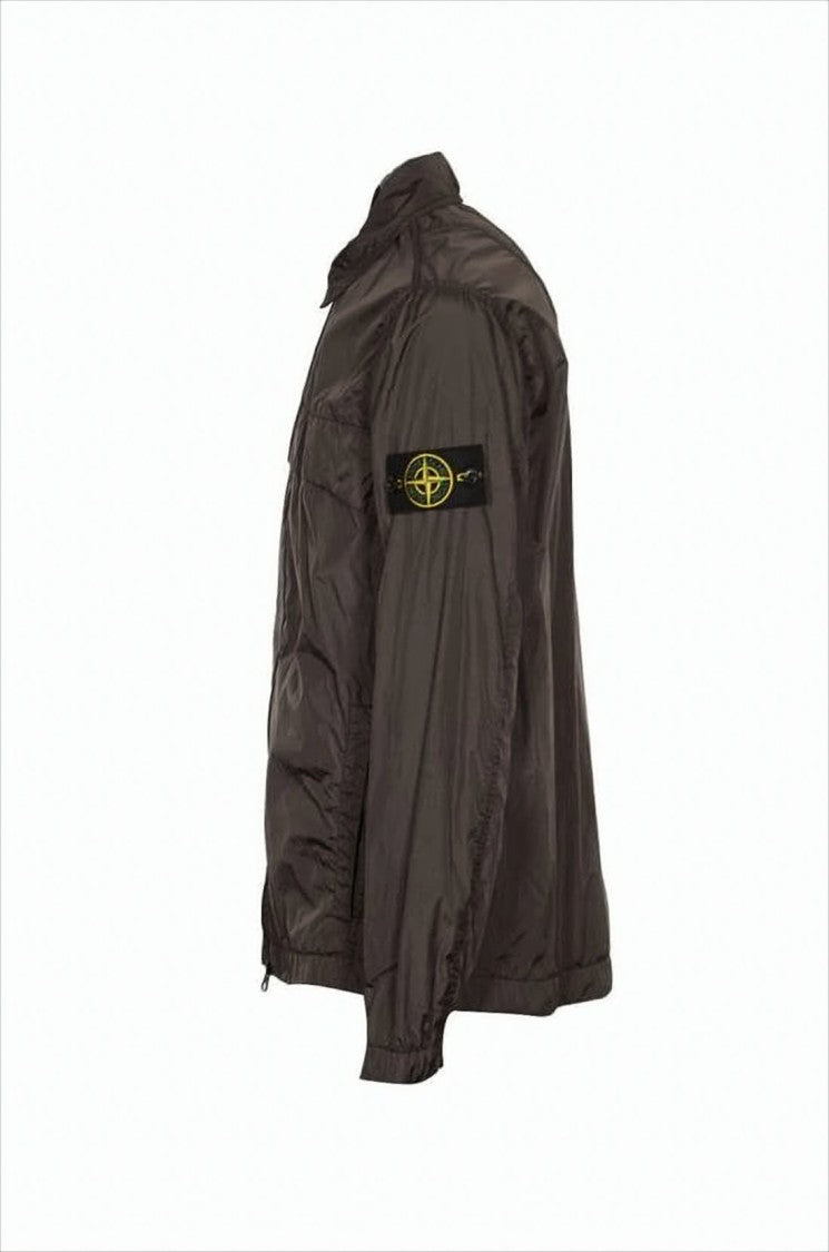 Stone Island Smooth Polyamide Jacket With Classic Detailing