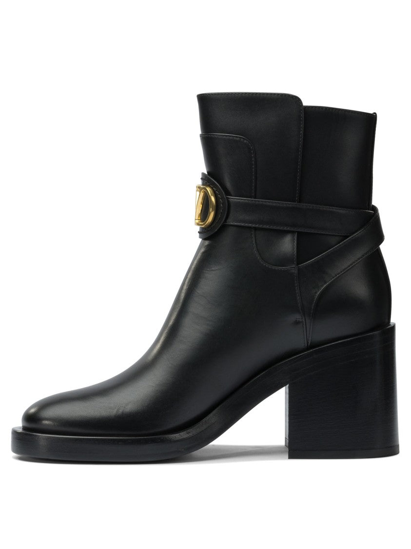 Valentino Garavani "Vlogo Signature" 70Mm Ankle Boots