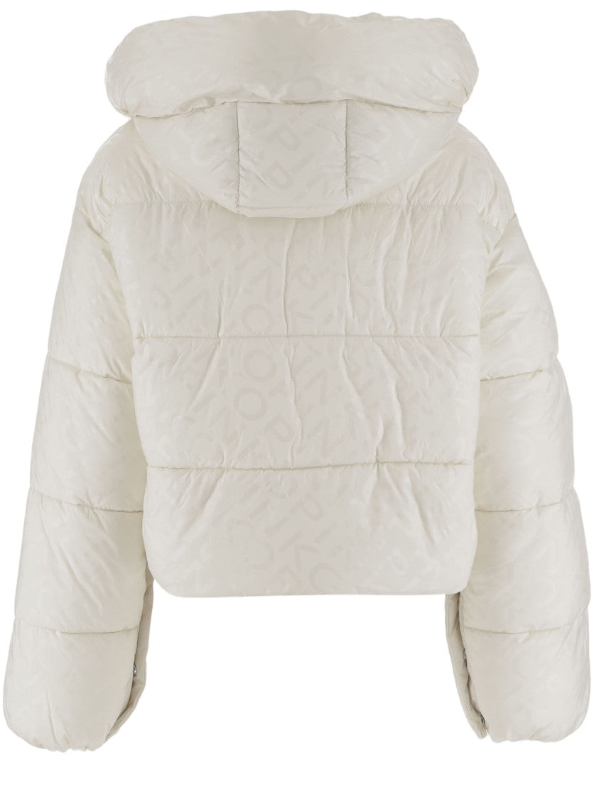 Pinko Nylon Down Jacket With Logo