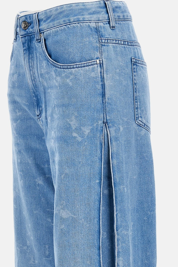 Rabanne Relaxed Fit Wide Leg Jeans