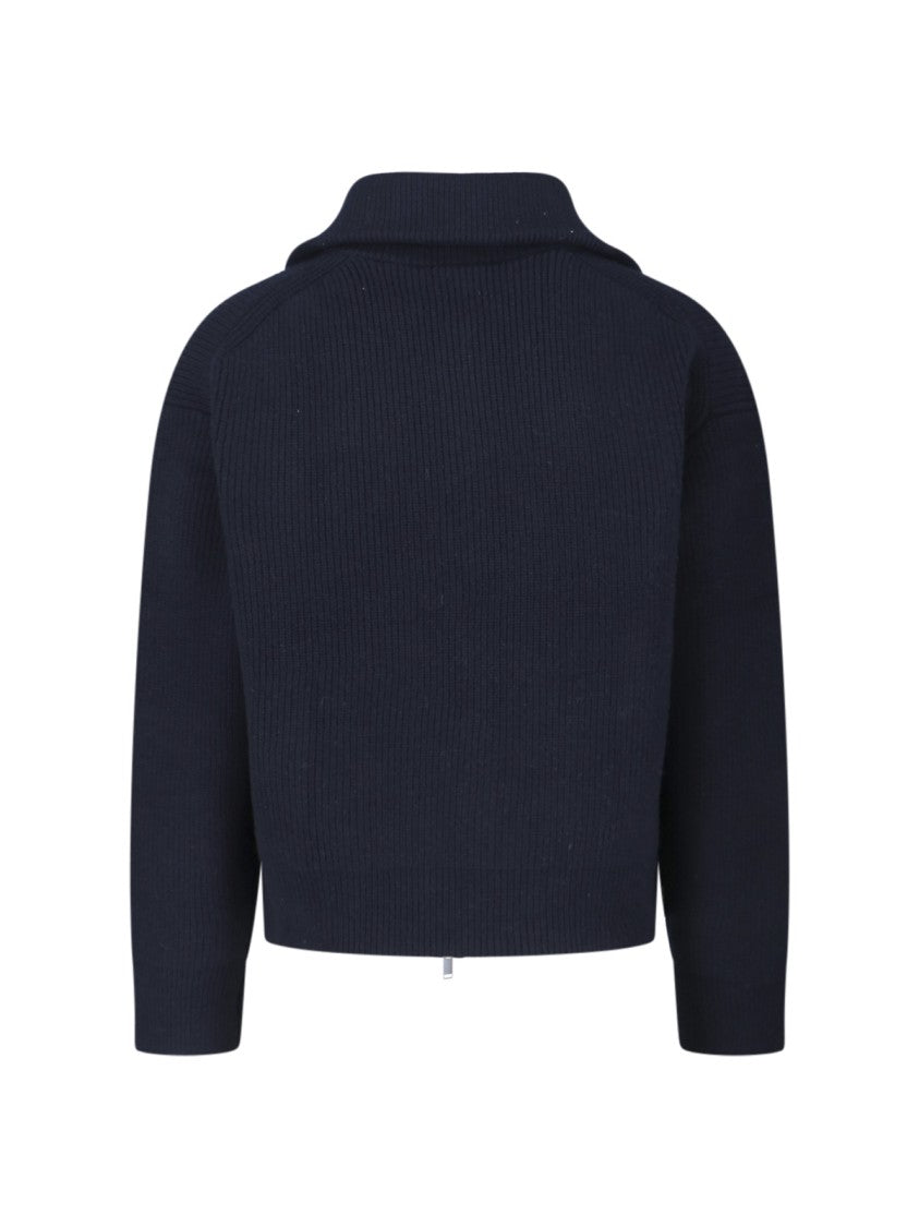 Studio Nicholson Neutral Textured Knit Sweater Collection