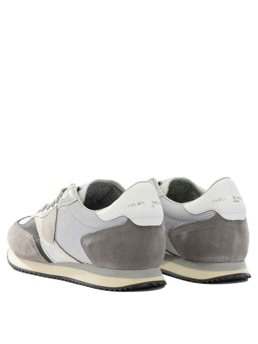 Philippe Model Paris Low-Profile Sneakers With Mesh
