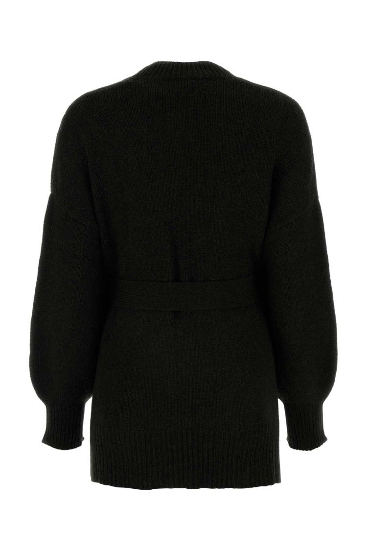 Le Kasha Black Cashmere Cardigan