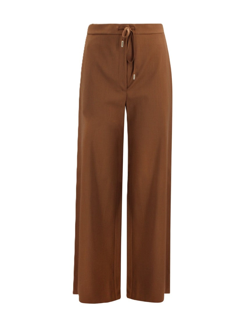 Max Mara Wide-Leg Cropped Pants With High Waist
