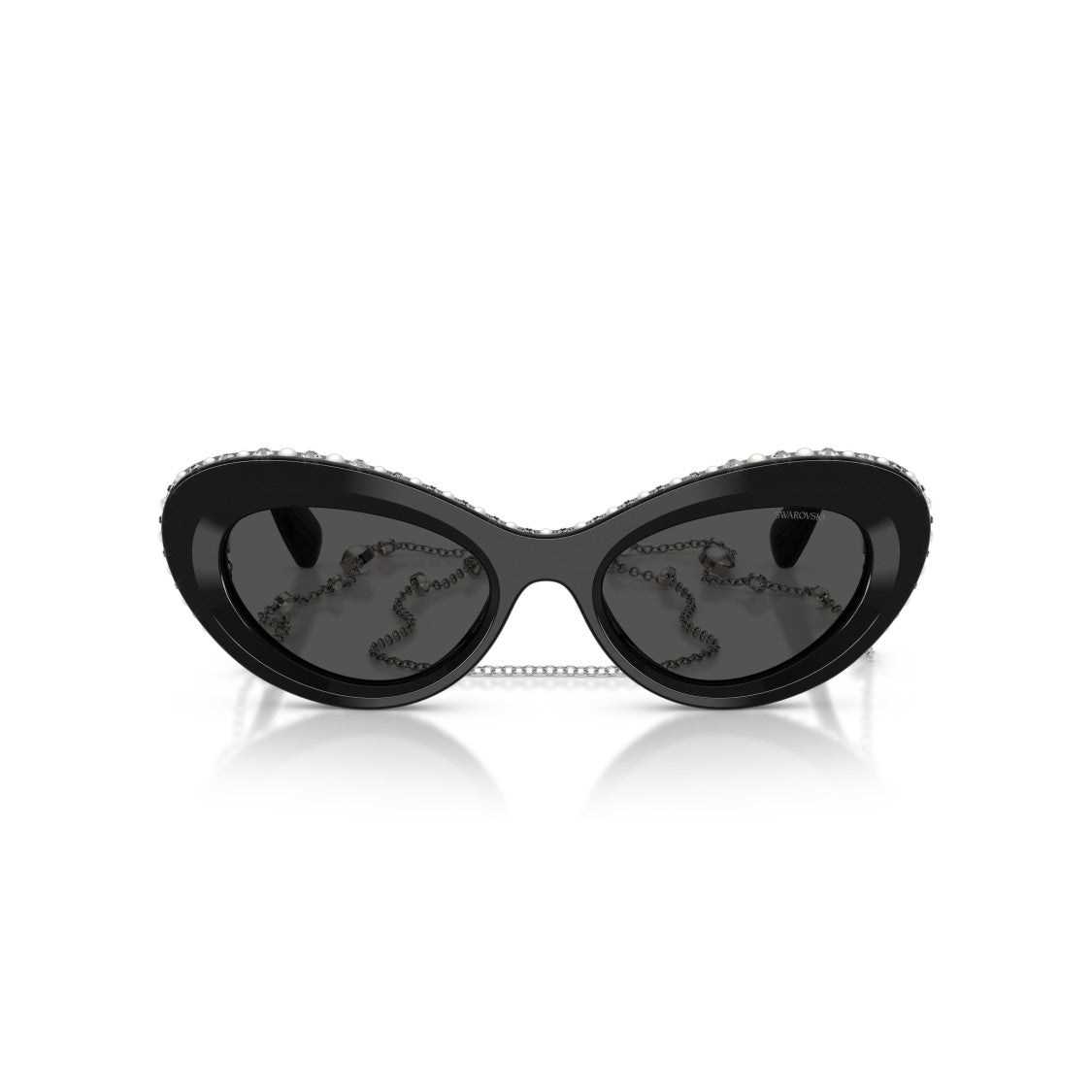 Swarovski 0Sk6061u Cat-Eye Sunglasses With Crystals