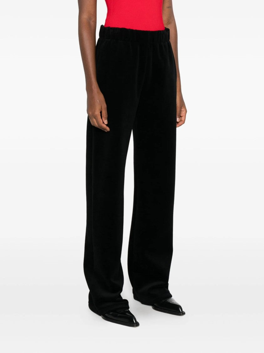 Golden Goose Wide-Leg Cotton Blend Jogging Star Pants