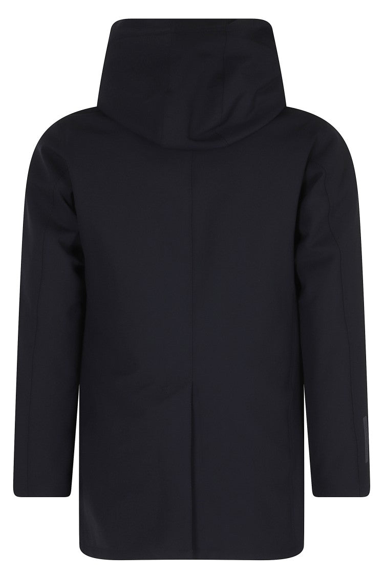 People Of Shibuya Blue 3 In 1 Soft Shell Technical Midi Jacket