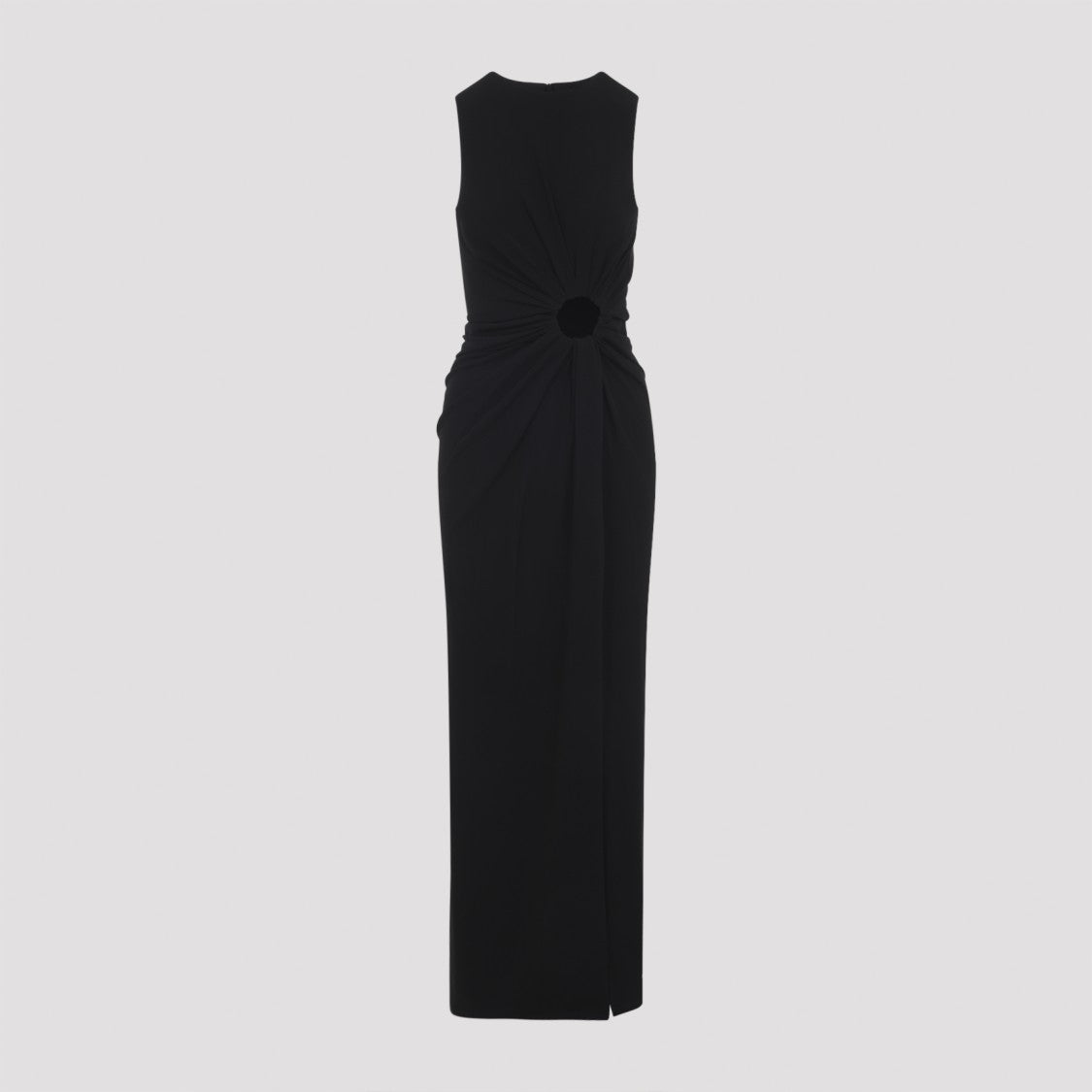 Sportmax Fitted Black Maxi Dress